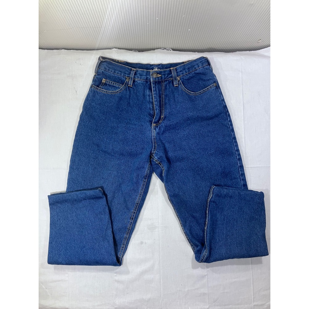 Guide Gear Women Jeans‎ Plaid Lined Blue Denim Straight Leg Casual Size 6